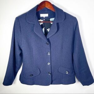 Rachel Riley Women’s Deep Blue Wool Blazer Sz 42
